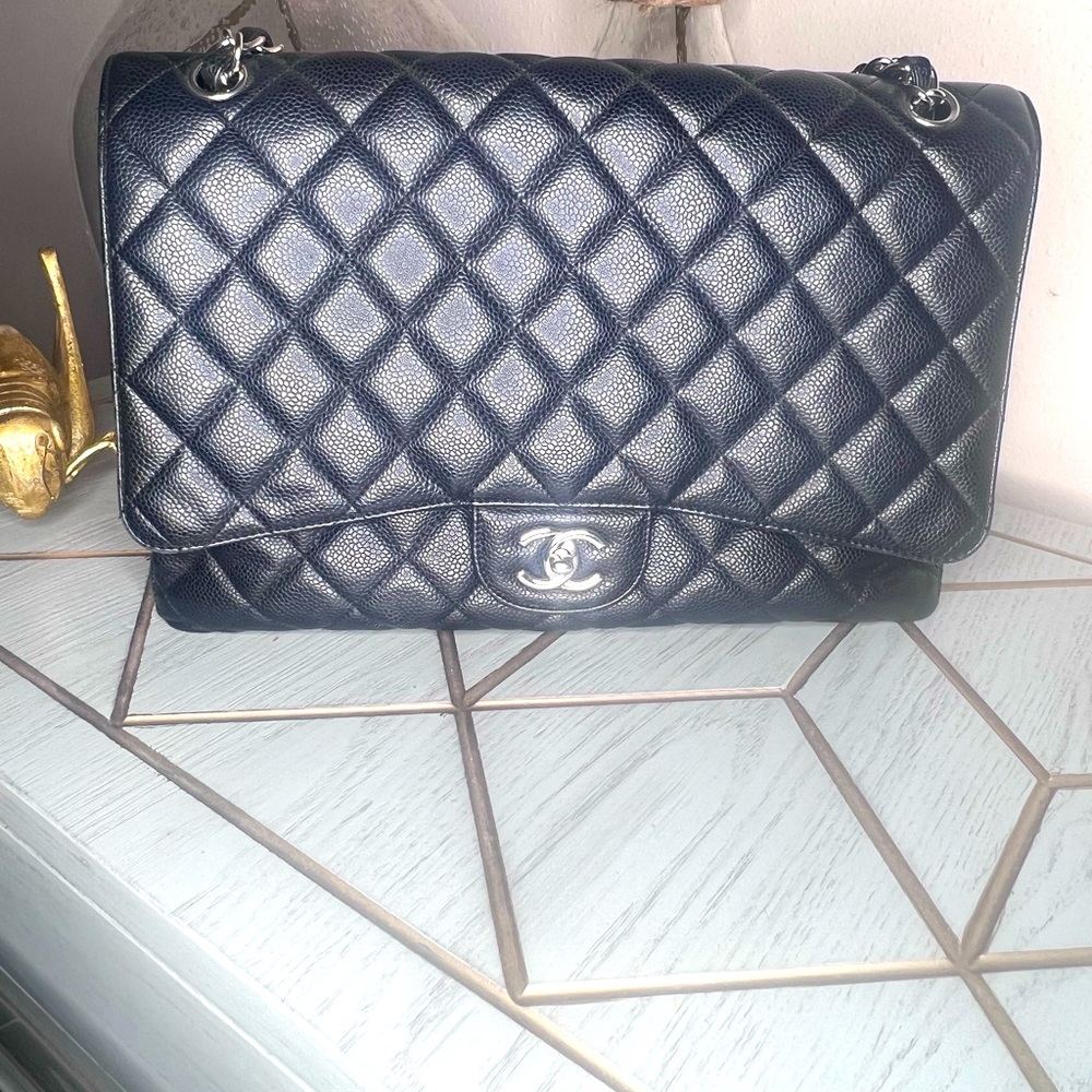 Chanel Maxi Single Flap Caviar Quilted
